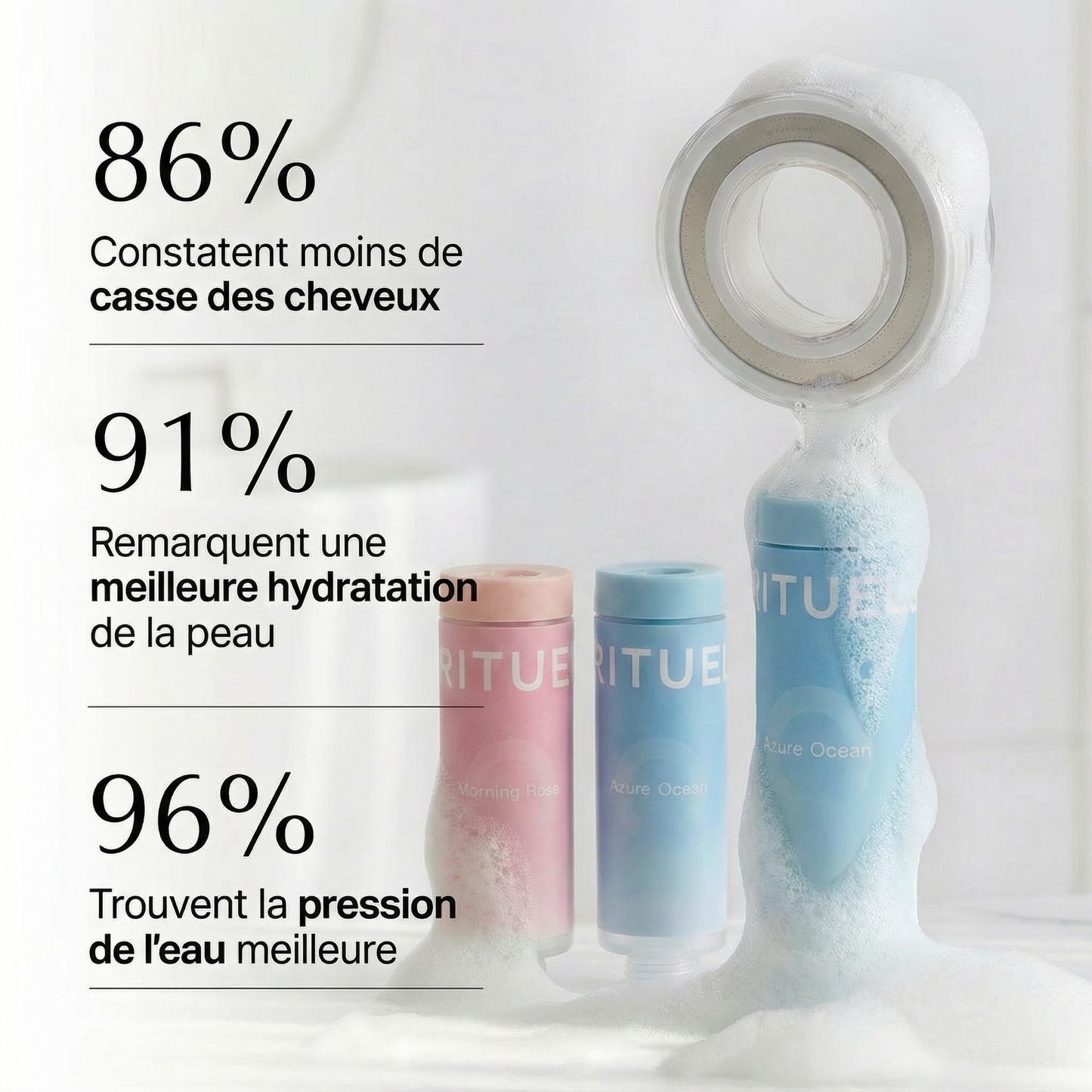 Pommeau Filtrant ORITUELS™ — Technologie Coréenne