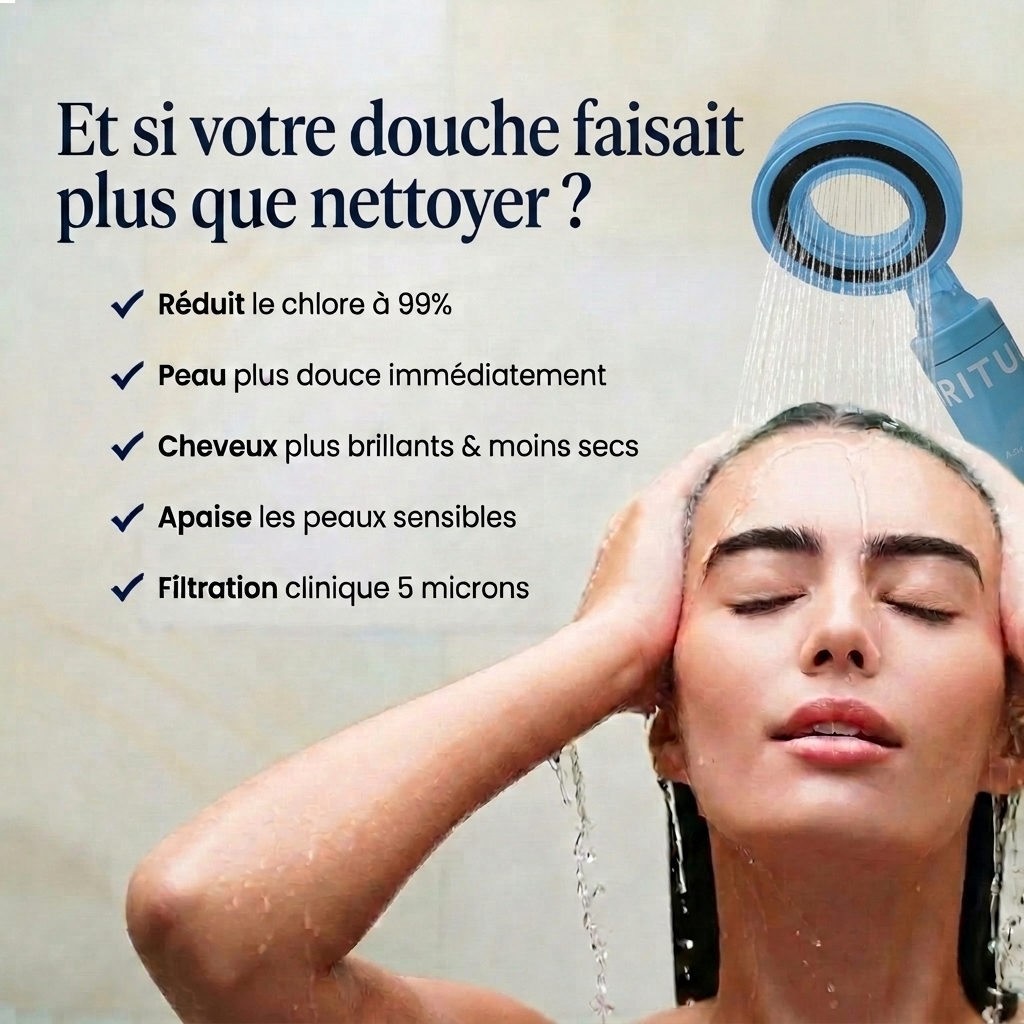 Pommeau Filtrant ORITUELS™ — Technologie Coréenne
