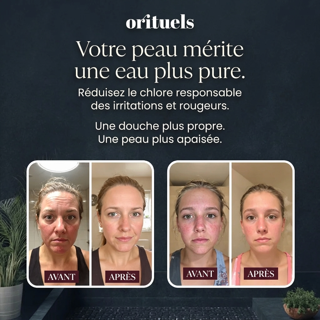 Pommeau Filtrant ORITUELS™ — Technologie Coréenne