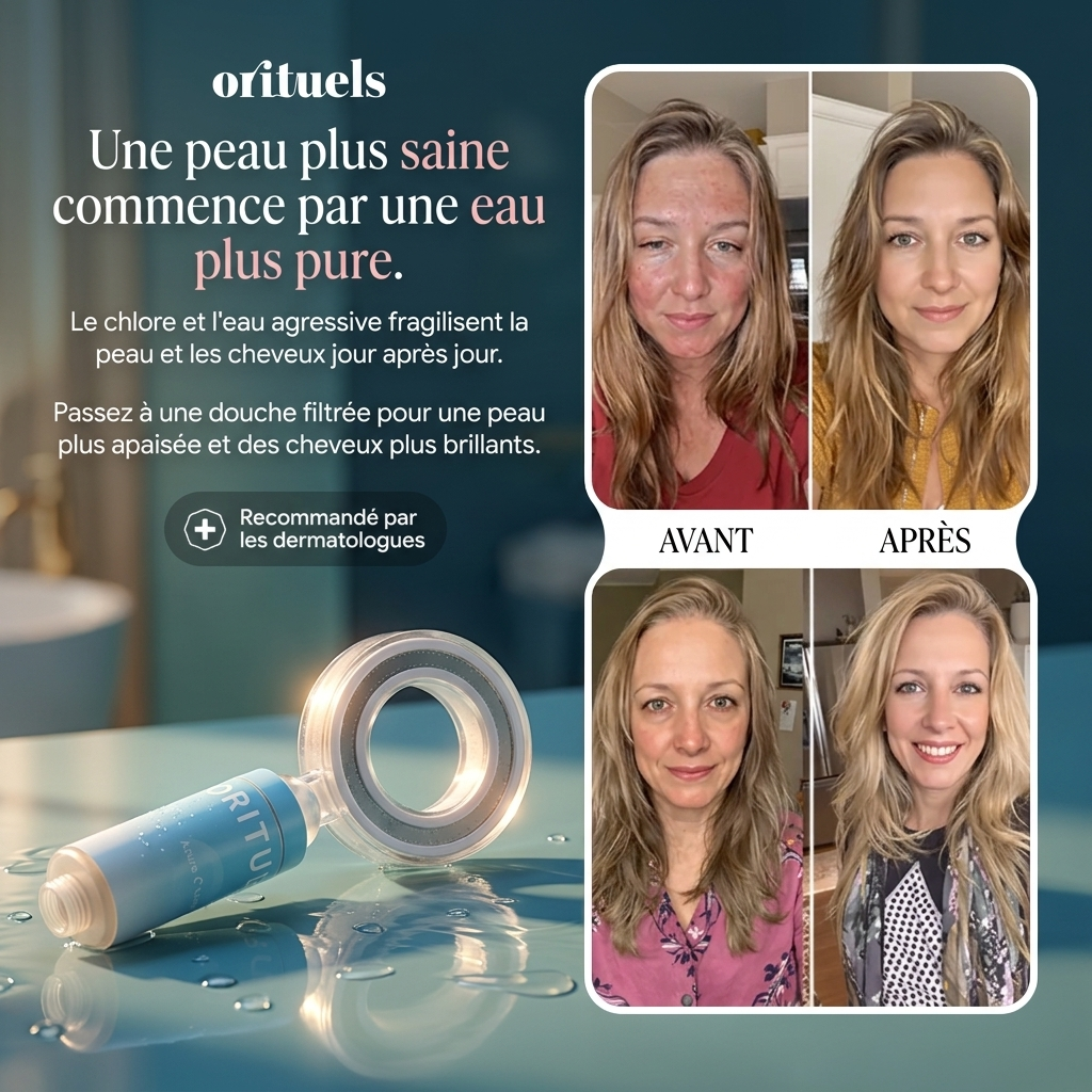 Pommeau Filtrant ORITUELS™ — Technologie Coréenne
