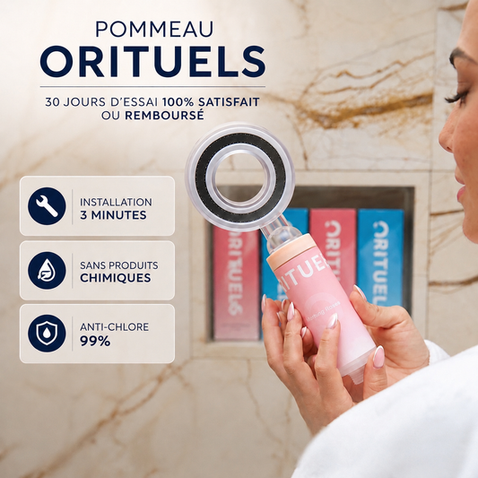 Pommeau Filtrant ORITUELS™ — Technologie Coréenne