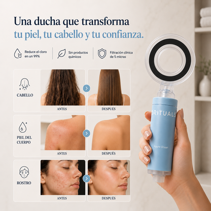 Pommeau Filtrant ORITUELS™ — Technologie Coréenne