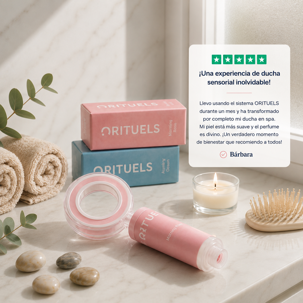 Pommeau Filtrant ORITUELS™ — Technologie Coréenne